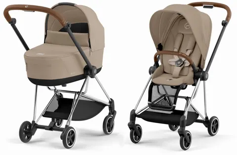 CYBEX MIOS 3.0 wózek dziecięcy 2w1 | Cozy Beige / Chrome Brown