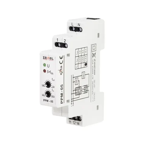 Przekaźnik priorytetowy 230V AC 1,6-16A PPM-05/16; EXT10000108 ZAMEL