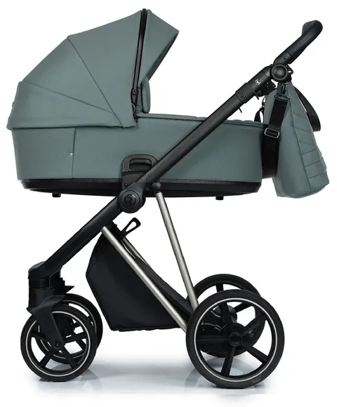 ROAN IVI 2.0 wózek dziecięcy 2w1 | Pine Green / Champagne