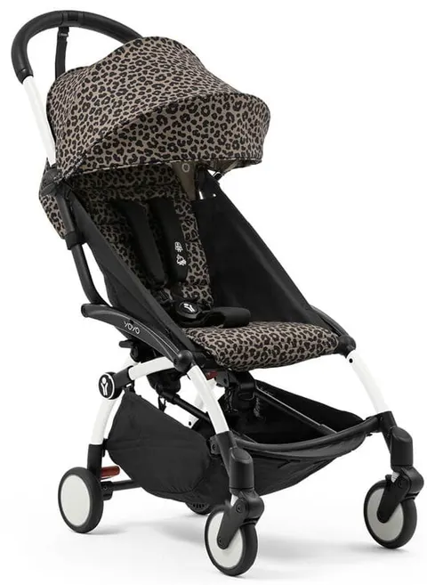 STOKKE YOYO³ lekki wózek spacerowy | Leopard / White