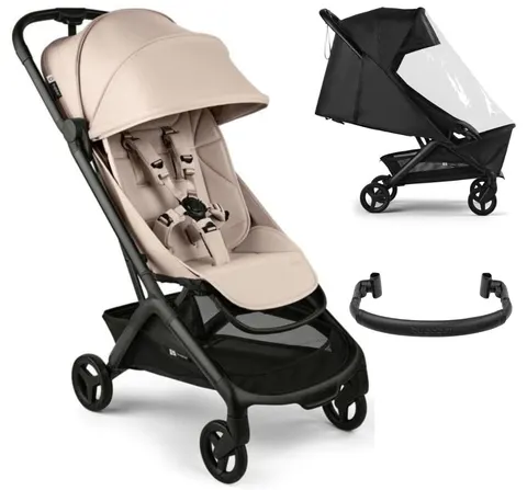 Bugaboo Butterfly 2 wózek spacerowy | Desert Taupe + pałąk i folia