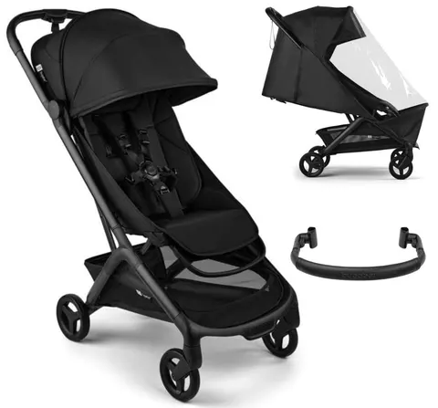 Bugaboo Butterfly 2 wózek spacerowy | Heritage Black + pałąk i folia