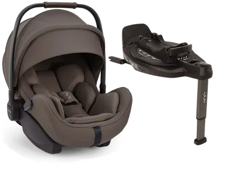 NUNA ARRA FLEX fotelik dla noworodka | wysuwana baza ISOFIX CURV | Chestnut