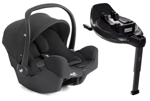 JOIE i-Snug 2 v2 | Fotelik dla noworodka | Raven | Baza ISOFIX
