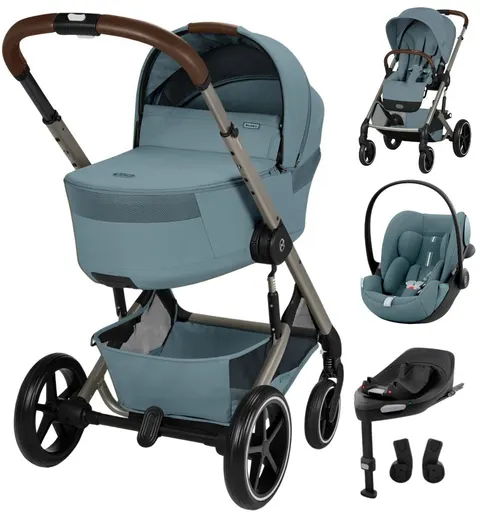 CYBEX BALIOS S LUX wózek 3w1 z fotelikiem Cloud G3 | Stormy Blue
