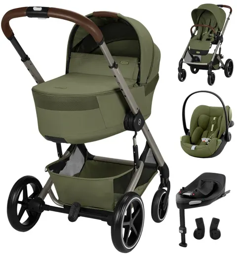 CYBEX BALIOS S LUX wózek 3w1 z fotelikiem Cloud G3 | Moss Green