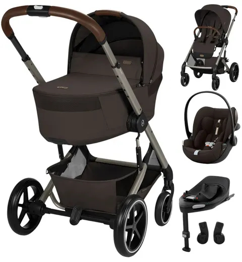 CYBEX BALIOS S LUX wózek 3w1 z fotelikiem Cloud G3 | Chocolate Brown