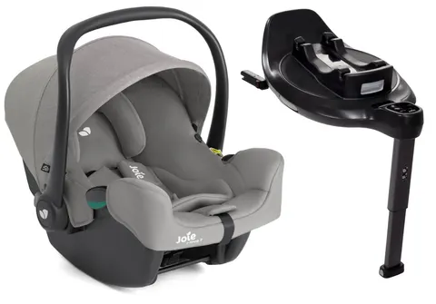 JOIE i-Snug 2 v2 | Fotelik dla noworodka | Quartz | Baza ISOFIX