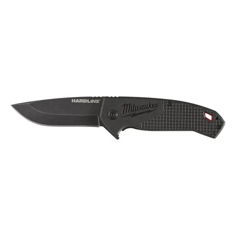 Nóż składany gładki HARDLINE 76mm D2 steel MILWAUKEE