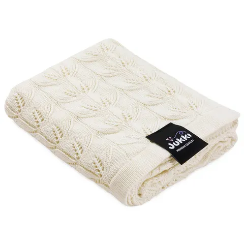 Kocyk dziany BAMBUS 75 x 100 cm - Just Creamy
