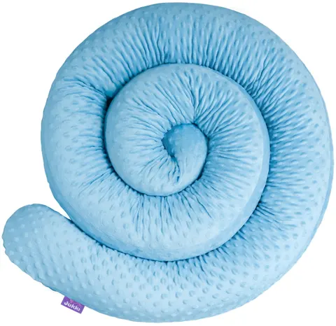 Ochraniacz wałek 300 cm - Błękitne Minky
