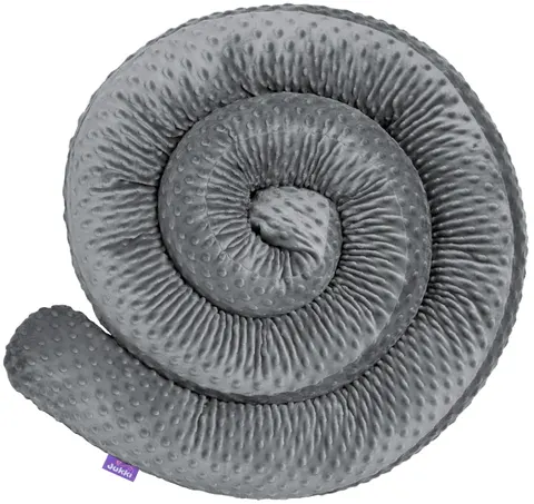 Ochraniacz wałek 300 cm - Szare Minky