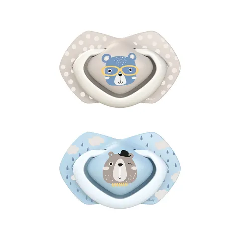 Canpol bonjour smoczek symetryczny 6-18m 2 szt.