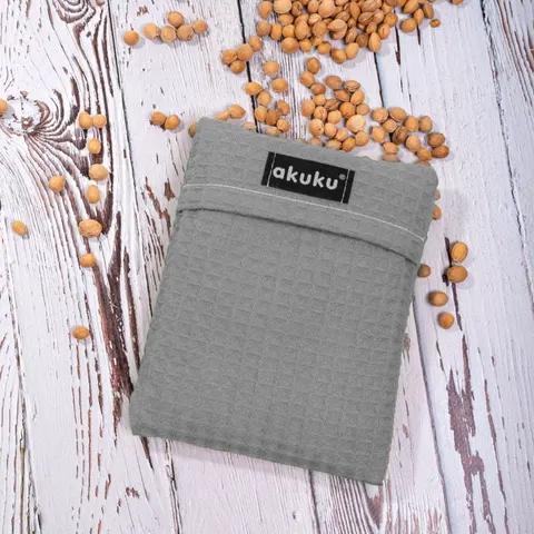 AKUKU Termofor z pestkami wiśni Szary