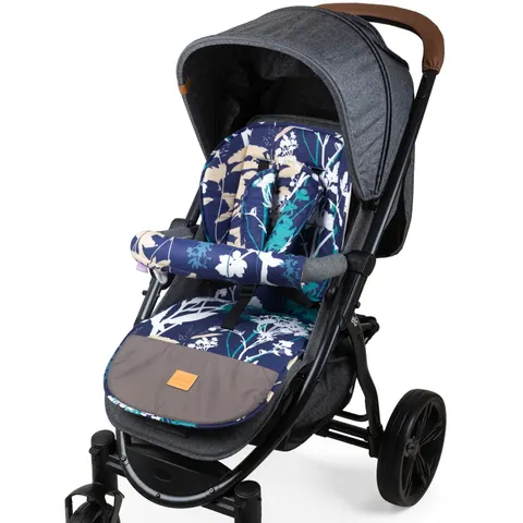 Dwustronna wkładka do wózka spacerowego - Navy Blue