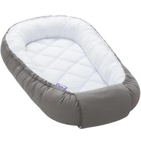 Kokon Comfort - Pikowany szary i biały