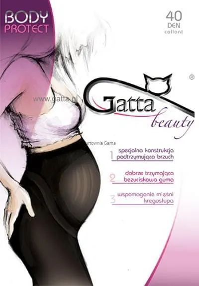 Gatta BODY PROTECT - Rajstopy Ciążowe, 40 DEN