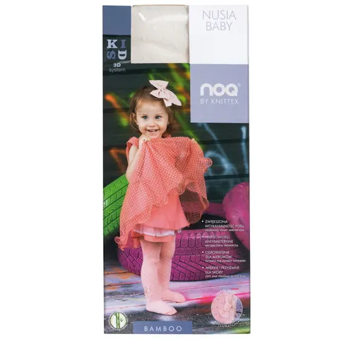 KNITTEX Rajstopy Dziewczęce Nusia Baby z kokardkami