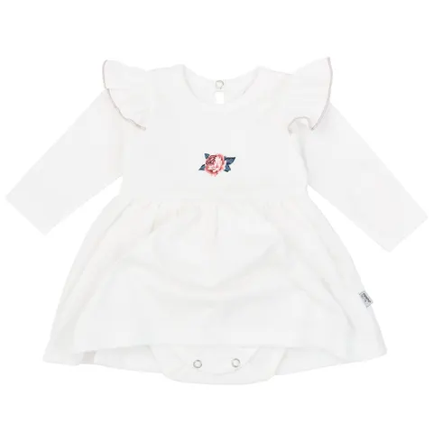 Sukienka z body Roses White