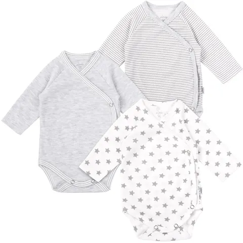 Body Niemowlęce 3 pack Basic Grey Melange