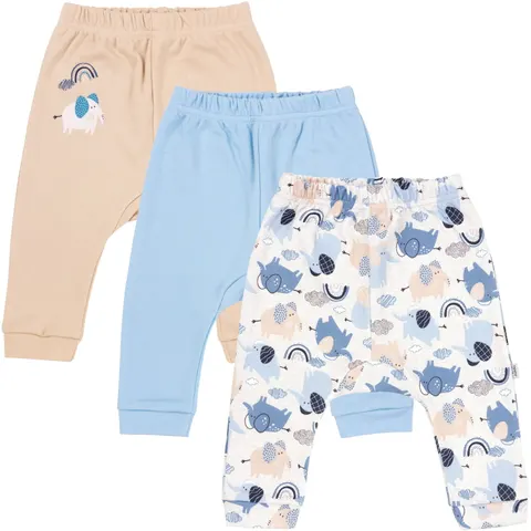 Spodenki 3 pack Blue Elephants
