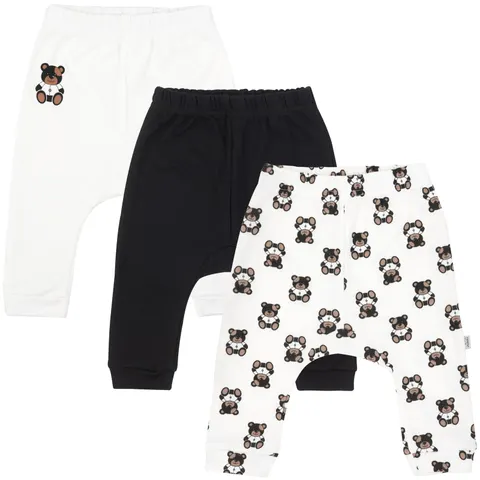 Spodenki 3 pack Black Teddy Bear