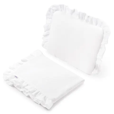 Muślinowy zestaw do wózka - White