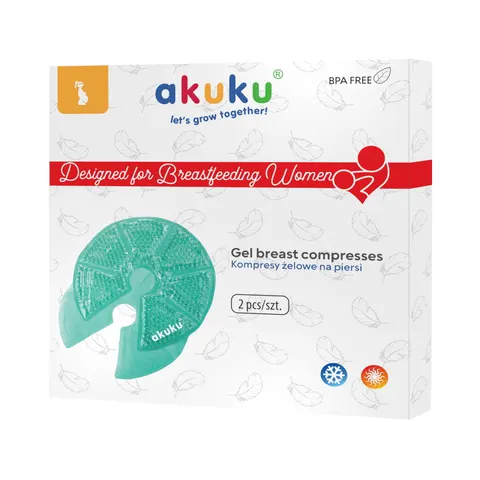 AKUKU Kompresy żelowe na piersi 2 szt.