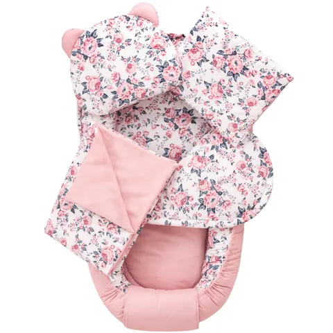 Zestaw 5 elementowy Comfort - Roses (bawełniany)