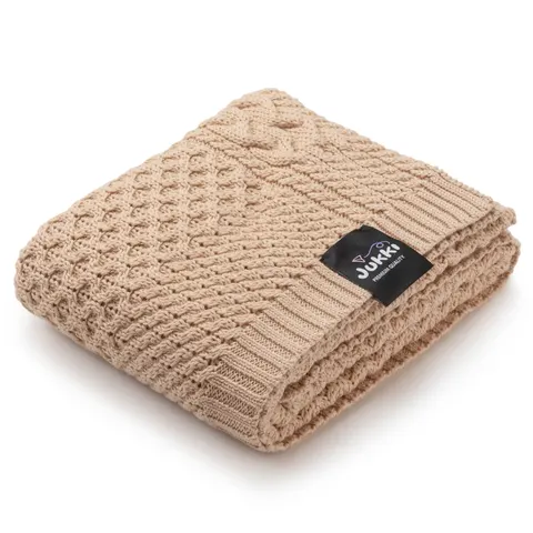 Kocyk dziany MERINO 85 x 100 cm - Beige