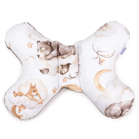 Poduszka motylek - Sweet Teddy i Latte Velvet