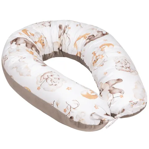 Poduszka ciążowa - Sweet Teddy i Latte Velvet