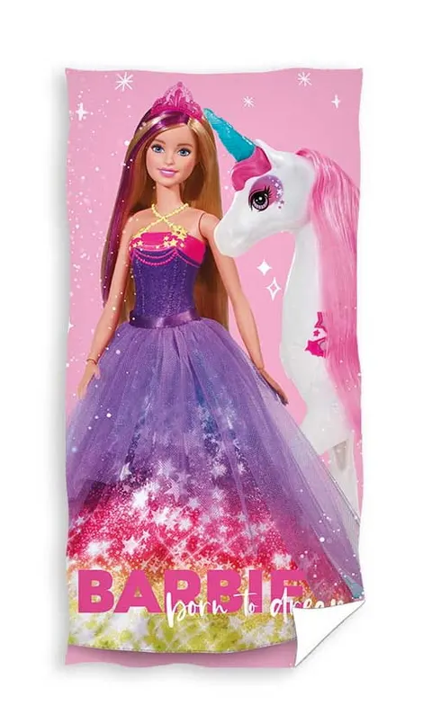 Ręcznik dziecięcy 70x140 cm BARBIE