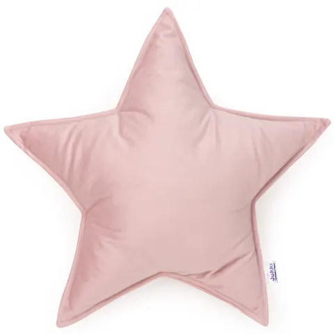 Poduszka gwiazdka Velvet - Smokey Pink Soft Velvet