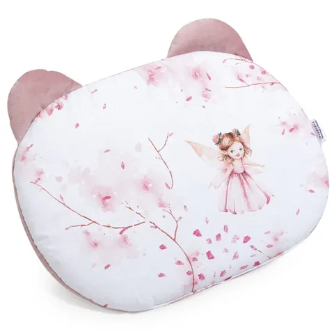 Poduszka MIŚ - Little Fairy i Smokey Pink Soft Velvet