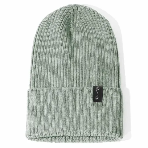 Czapeczka z wełny Merino - SAGE