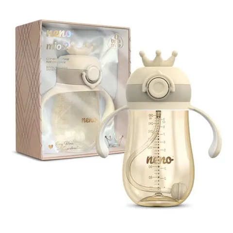 Neno Mio2 Cream – bidon ze słomką dla dzieci