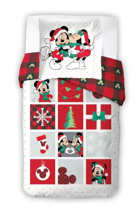Komplet pościeli dziecięcej, poszwa 140x200 i poszewka 70x90 - MICKEY