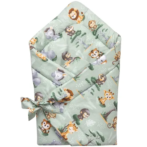 Rożek niemowlęcy bawełniany - Tropical Animals