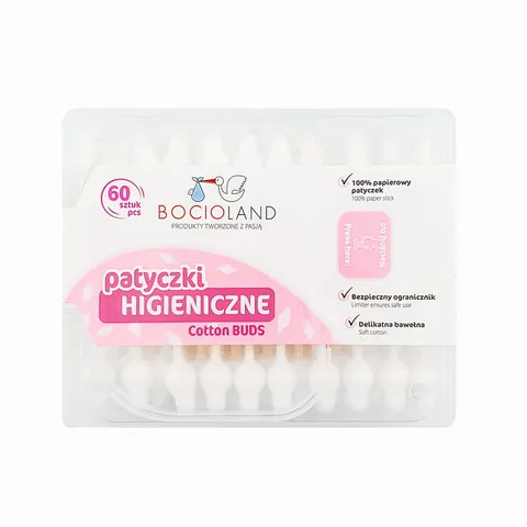BOCIOLAND Patyczki do uszu (60 szt.)