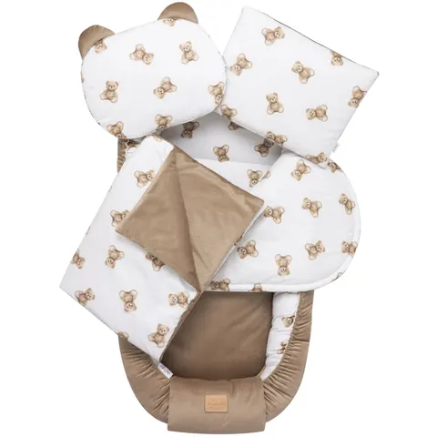 Zestaw 5 elementowy XXL - Mr. Teddy i Caramel Velvet