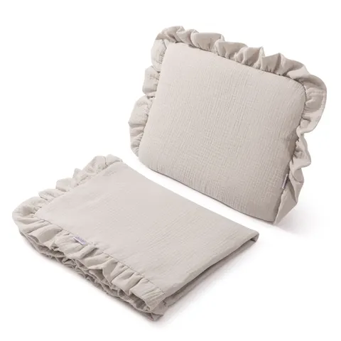 Muślinowy zestaw do wózka - Linen