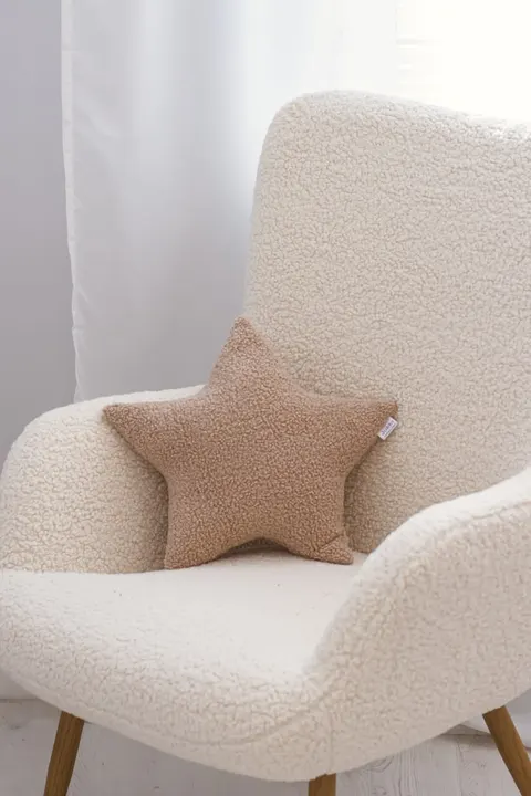 Poduszka gwiazdka Boucle - Beige