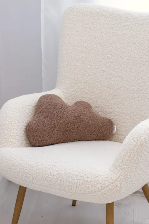 Poduszka chmurka Boucle - Brown