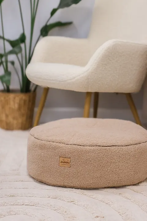 Pufa dziecięca BOUCLE - Beige