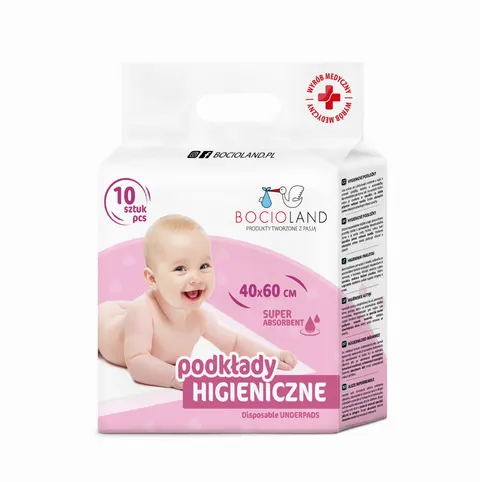 BOCIOLAND Podkłady Jednorazowe 40x60 op. 10 szt.