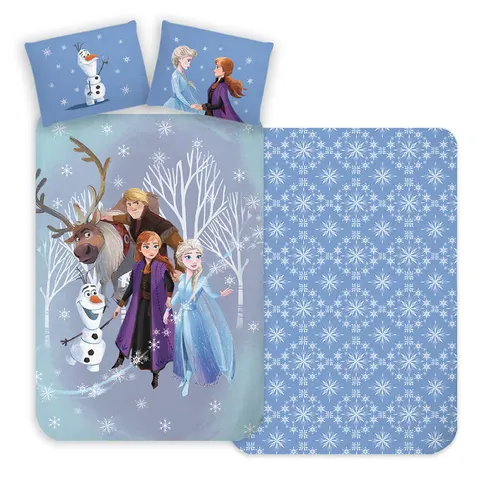 Komplet pościeli dziecięcej, poszwa 140x200 i poszewka 70x90 - FROZEN