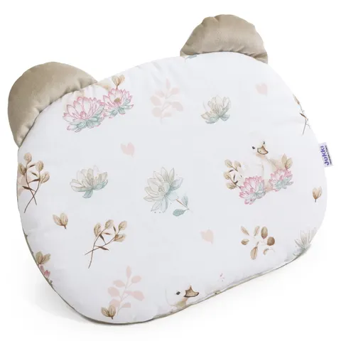 Poduszka MIŚ - Swan Family i Cappuccino Soft Velvet