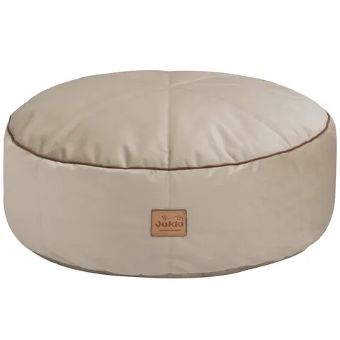 Pufa dziecięca - w kolorze cappuccino Soft Velvet