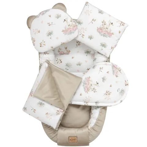 Zestaw 5 elementowy Comfort - Swan Family i Cappuccino Soft Velvet